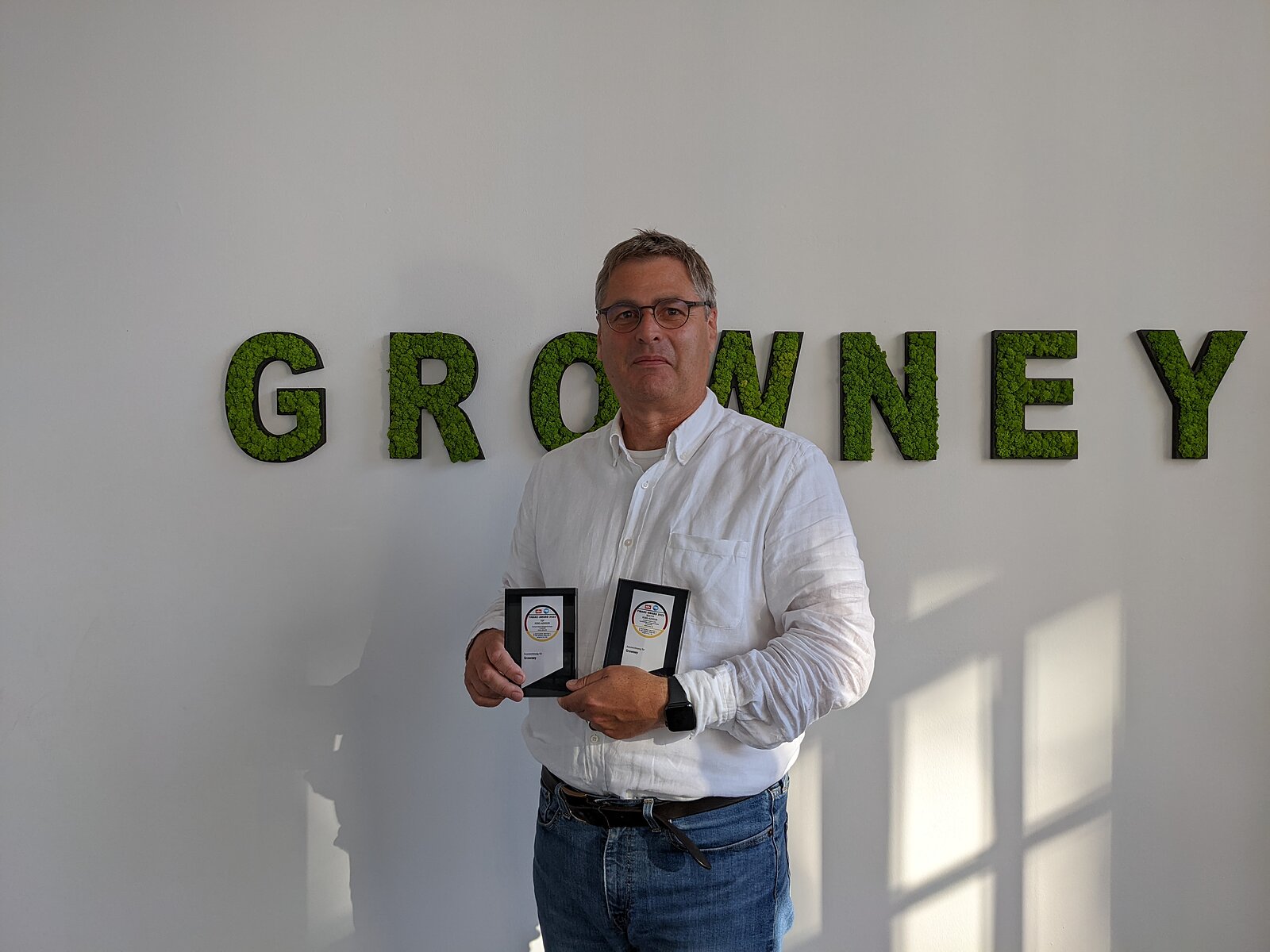 growney-Gründer Gerald Klein mit dem Finanz-Award 2022