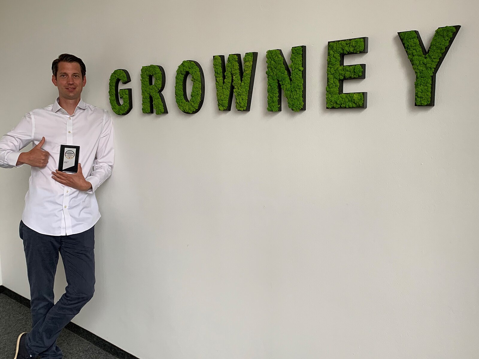 Thimm Blickensdorf von growney mit dem Deutschen Award für Nachhaltigkeitsprojekte