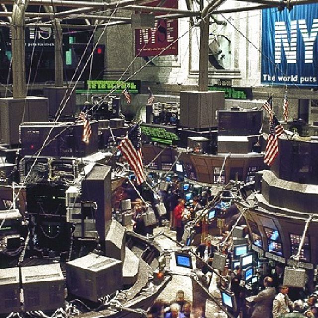 Der Handelsplatz der New Yorker Börse.