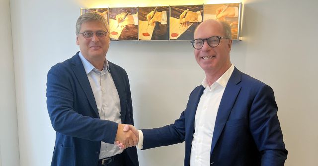 growney-Gründer Gerald Klein (li) und Dipl.-Ing. Achim Plate, CEO Lloyd Fonds AG