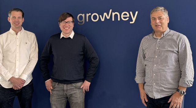 Die growney-Geschäftsführung (v. links): Thimm Blickensdorf, Jonas Haase und Unternehmensgründer Gerald Klein