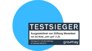 Siegel Testsieger Stiftung Warentest; growney-Kosten