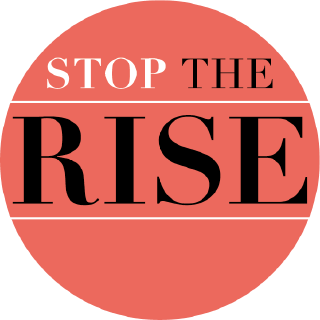 Logo von Stop the Rise: Aktion für Klimaschutz und nachhaltige Geldanlage